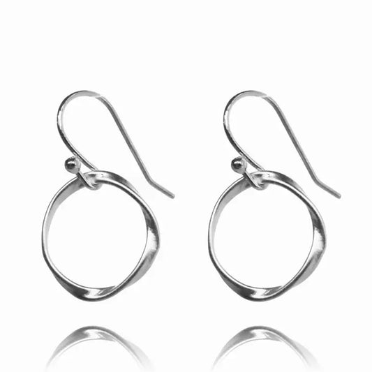 Hygge Jewelry; Infinity Circle Earrings