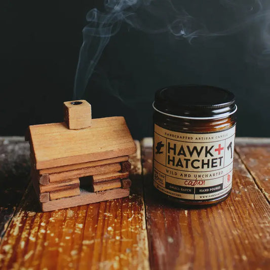 Hawk & Hatchet; Cabin Candle
