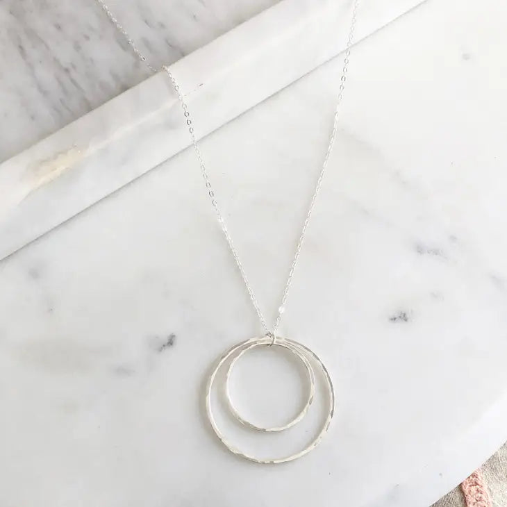 Token Jewelry; Eclipse Pendant Necklace