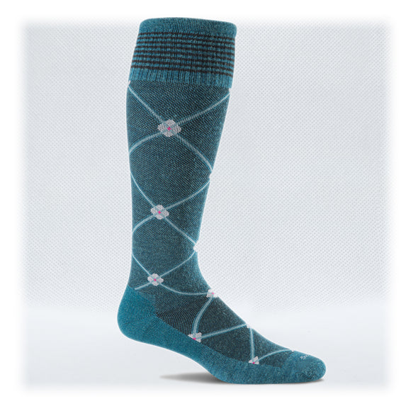 Women’s Firm Graduated Compression 20-30mmHg (Style: SW4W Elevation Teal)