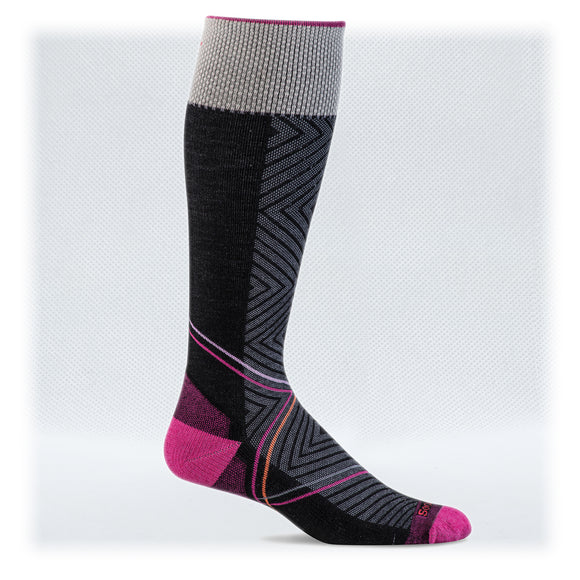 Women’s Firm Graduated Compression 20-30mmHg (Style: SW42W Pulse Black)